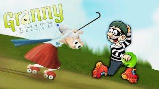 РЕАКТИВНАЯ БАБУЛЯ в ПОГОНЕ ЗА ВОРИШКОЙ Нереально смешная игра про БАБУСЮ Granny Smith