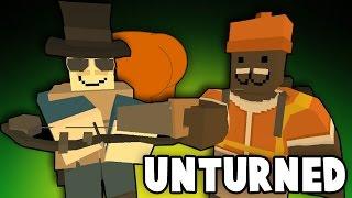 Unturned Funny Moments #2 - 3 Monitor Setup, Flying Body's & BERRIES! (Unturned Funtage)