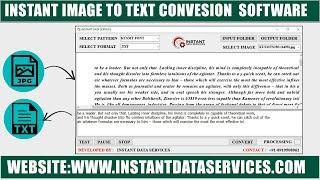 Data Entry Image into Text using Converter Software | Notepad Conversion | Text Document