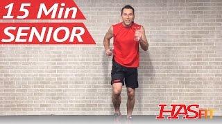 15 Minute Senior Workout - Low Impact Exercises for Seniors Elderly Men & Women Older People