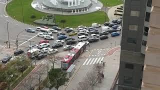 Atasco a la salida de València por los controles policiales