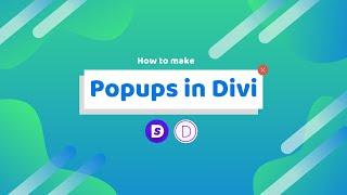 How to make Popups in DIVI.