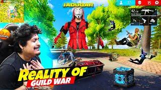 Reality Of Guild war Unexpected Jadugar  Raistar Ka Baap Hacker in Game - Free Fire Max