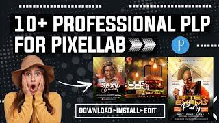 10+free pro plp files for pixellab||banner, posters designs plp pack / pixellab plp designs