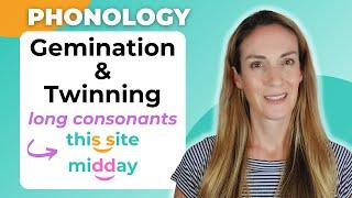 What is gemination? | Consonant lengthening & Twinning in Connected Speech
