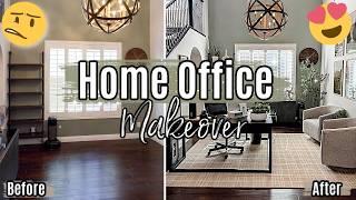 *NEW* HOME OFFICE MAKEOVER | Transforming our Home on a Budget!