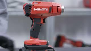 Hilti NHG 6-22 - Der Heißluftföhn für die Baustelle mit Power von 300 bis 500 Grad