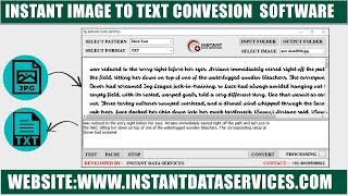 JPEG/Jpg to notepad conversion software | Text Converter