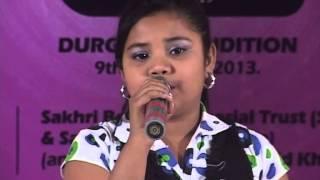 Ipsita Farikar singing at Durgapur Khoj Audition