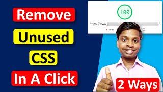 2 Ways To Remove Unused CSS in A Click From WordPress 2021