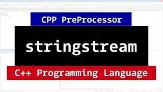 Stringstream in C++ | CPP Programming Video Tutorial