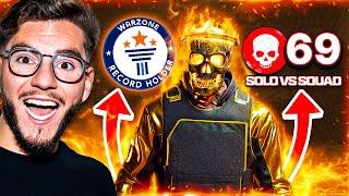 69 KILLS SOLO VS SQUAD ! J'ANALYSE LE WORLD RECORD DU NOUVEAU WARZONE !! (comment il fait ?)