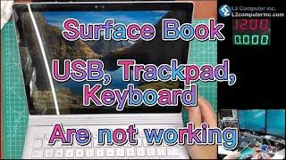 Surface Book Liquid Damaged Motherboard Repair - L2 Computer Inc.