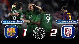 FC barcelona   ×  Rubin Kazan | 1 × 2 | HIGHLIGHTS | All Goals | Champions league 2009/10