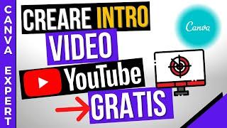 Come CREARE INTRO per video Youtube GRATIS con Canva (tutorial italiano)