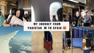 Moving to Spain as a student | 30 hrs journey from  to  | Etihad Airways