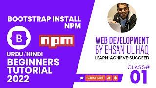 How to Install Bootstrap 5 with NPM in Urdu and Hindi | NPM | bootstrap 2022 | Learn NPM