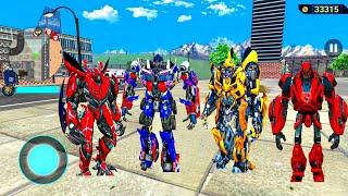 Transformer Autobots - Multiple Transformation Jet Robot Car Game 2020 - Android Gameplay.