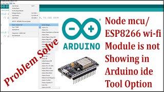 How to add nodemcu to arduino ide || ESP8266 Module Not Showing in Ardunino ide tool option. #iot