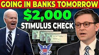 Going in Banks! $2,000 Stimulus Checks Deposits Coming For Social Security SSI SSDI VA Seniors