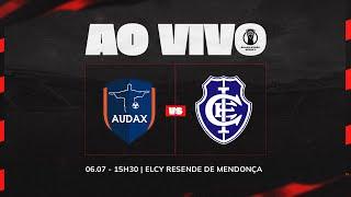 AUDAX X ITABUNA | AO VIVO COM IMAGEM | BRASILEIRÃO - SÉRIE D