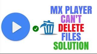 Mx player Video file delete problem solution Android 6 0 1 | how to select root directory of sd card