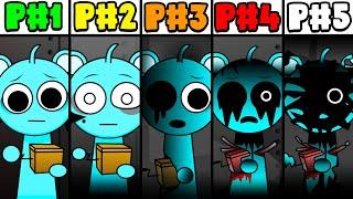 Phase 1 VS Phase 2 VS Phase 3 VS Phase 4 VS Phase 5 in Incredibox Sprunki Corruptbox But Sprunki!