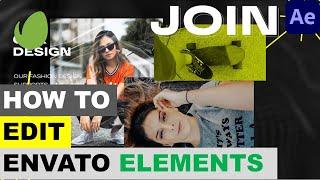 How to Edit Envato Template - Urban Fashion Opener
