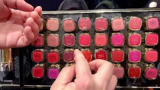 Dolce & Gabbana Luminous Colour Lipstick Store Swatched | Jea Dy