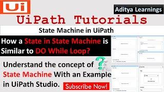 Concept of using State Machine in REFRAMEWORK in UiPath| RPA | rpalearners