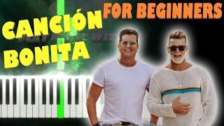 Carlos Vives, Ricky Martin - Canción Bonita | Piano Tutorial