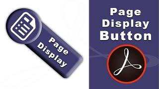 How to create Page Display Button in fillable pdf form using adobe acrobat pro 2017