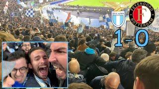 LAZIO-FEYENOORD 1-0 | LIVE REACTION dalla CURVA NORD | AVVELENATI!