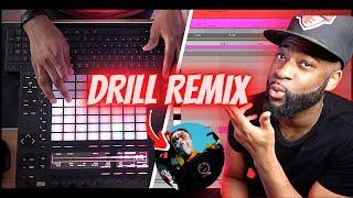 THIS 808 PATTERN IS INSANE!!! I MADE A CRAZY DRILL REMIX!!!