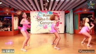 Kid team From Japan! Team sabor caleno Ninas 2017 Korea salsa & Bachata congress WELCOME PARTY@LASAL