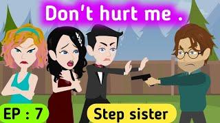 Step sister part 7 | English story | Learn English | English animation | Sunshine English stories