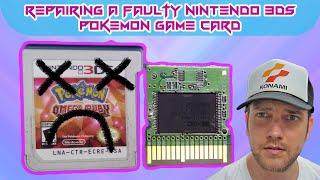 Repairing a FAULTY Nintendo 3DS Pokémon Game Card | RAW/UNEDITED VIDEO