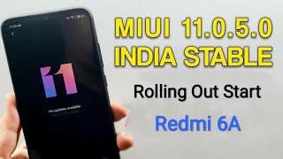 Redmi 6A MIUI 11.0.5.0 Global Stable Update Rolling Out Start