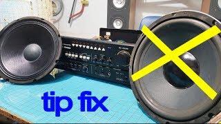 2 tips amp, Amplifier one channel not working  fix amplifier only playing through one speaker