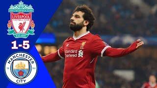 ملخص مباراة ليفربول ومانشستر سيتي 5-1 ~ ربع نهائي دوري الابطال 2018 / تعليق عربي 1080i 