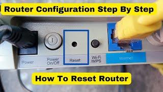 Wifi Router Reset And Setup | Router Configuration Step By Step In Hindi