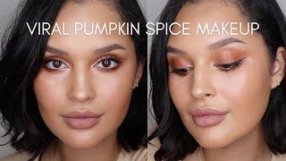 viral pumpkin spice makeup