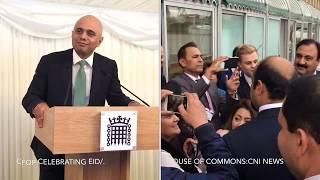 Home Secretary Sajid Javed,Andy Street Speech/Eid Reception at House of Commons/CNI News