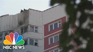 Residents hear loud bang during Moscow drone attack