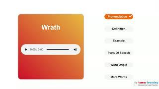 WRATH - Definition, pronunciation, grammar, meaning - Practice grade 10 vocabulary