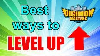 The best ways to level up - Digimon Masters Online