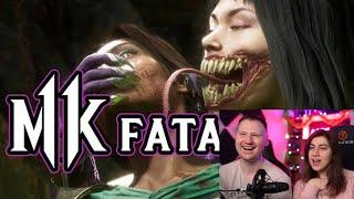 Реакция на Mortal Kombat 11 Ultimate - All Fatalities [NEW]