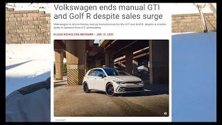 Volkswagen Kills GTI and Golf R Manual Gearbox, Sales Surge