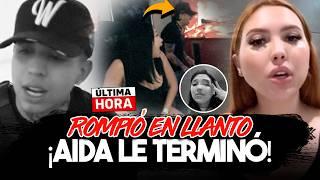 Westcol Reacciona Llorando En Vivo Aida Le Terminó Tras La Infidelidad Con Su Moza Nataly Morales
