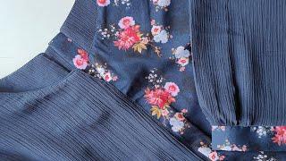 Leftover Fabric Dress Stitching Idea 